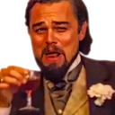 DiCaprioLaugh emote for Discord