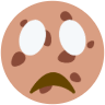 Cookie_Shocked_Frowning emote for Discord