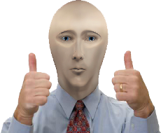 meme_man_thumbup emote for Discord