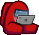 AmongUsLazy emote for Discord