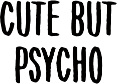 cute_but_psycho emote for Discord