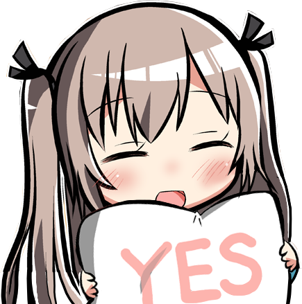 AtriYES emote for Discord