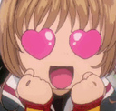 SakuraHeartEyes emote for Discord