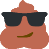 Cool_Poop_Emoji emote for Discord
