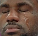SingleTearClosedEyes emote for Discord