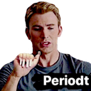 ChrisEvansPeriodt emote for Discord