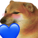 CheemsBheart emote for Discord