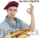 youAreAFaguette emote for Discord