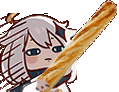 BaguetteMarch emote for Discord