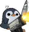 gun_killer_penguin emote for Discord