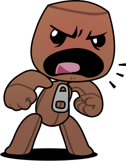 Sackboy_Rage emote for Discord