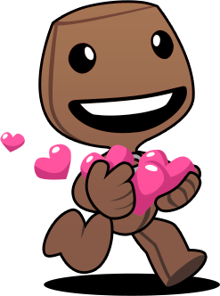 Sackboy_love_to_share emote for Discord