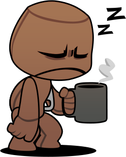 Sackboy_Tired emote for Discord
