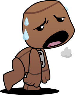 Sackboy_exhausted emote for Discord