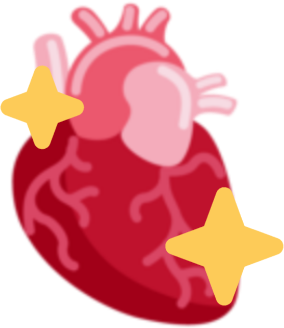 sparkling_anatomical_heart emote for Discord
