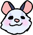 possum_blush emote for Discord