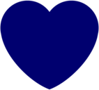 navy_blue_heart emote for Discord