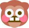 beaverFlushed emote for Discord