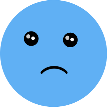 Blue_Face_Sad emote for Discord