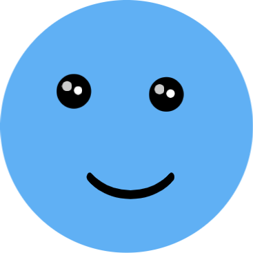 Blue_Face_Happy emote for Discord
