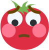 tomatoflushed emote for Discord