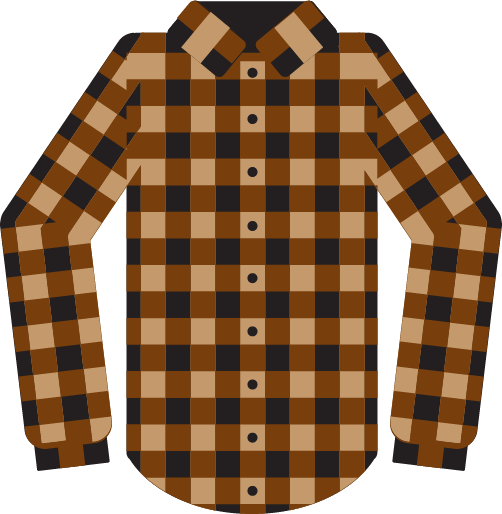 flannel_brown emote for Discord