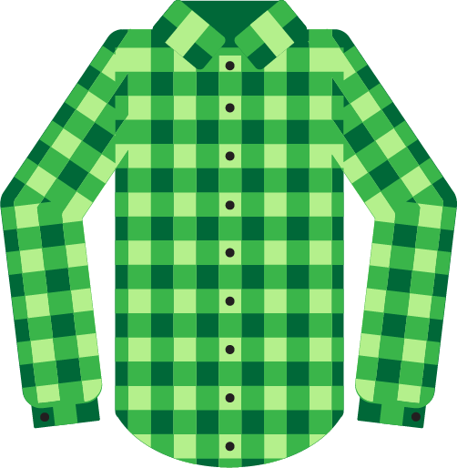flannel_green emote for Discord