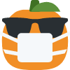 Distancing_Pumpkin emote for Discord