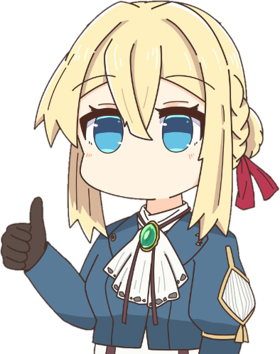 violet_approves emote for Discord