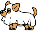 Ghosty_doggo emote for Discord
