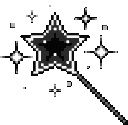 Wand_Black emote for Discord