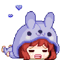 Purple_Kawaii_Bunny emote for Discord