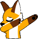 FoxDab emote for Discord