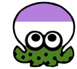 PrideOctoGenderqueer emote for Discord