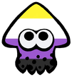 PrideSquidEnby emote for Discord