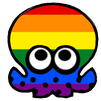 PrideOcto emote for Discord