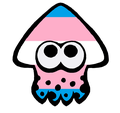 PrideSquidTrans emote for Discord
