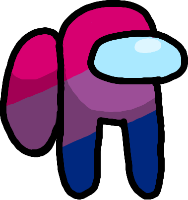 AmongUsBisexual emote for Discord