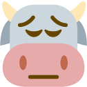 pensivecow emote for Discord