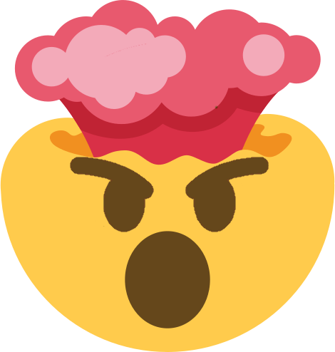 angryexplodinghead emote for Discord
