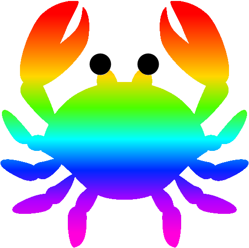 rainbow_crab emote for Discord