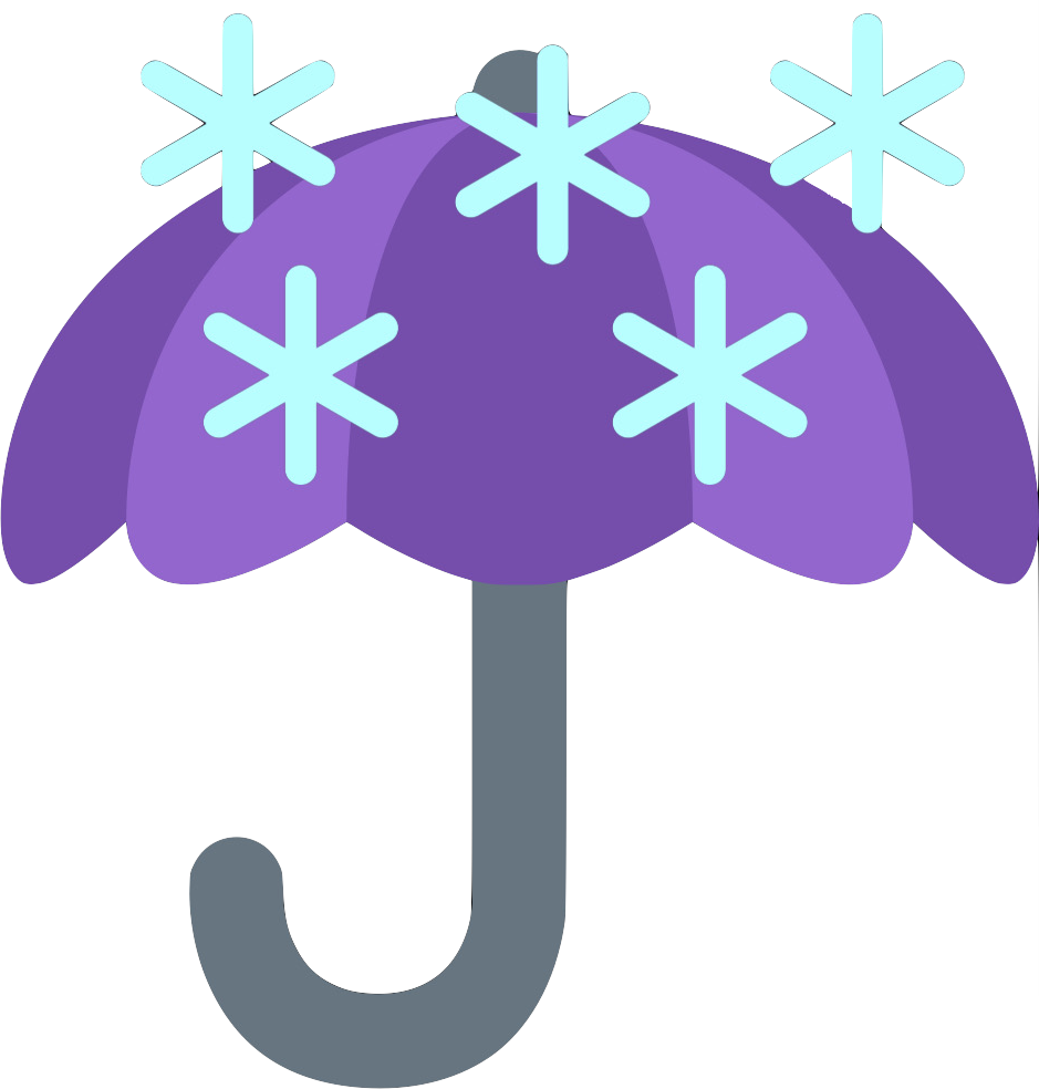 snowy_umbrella emote for Discord