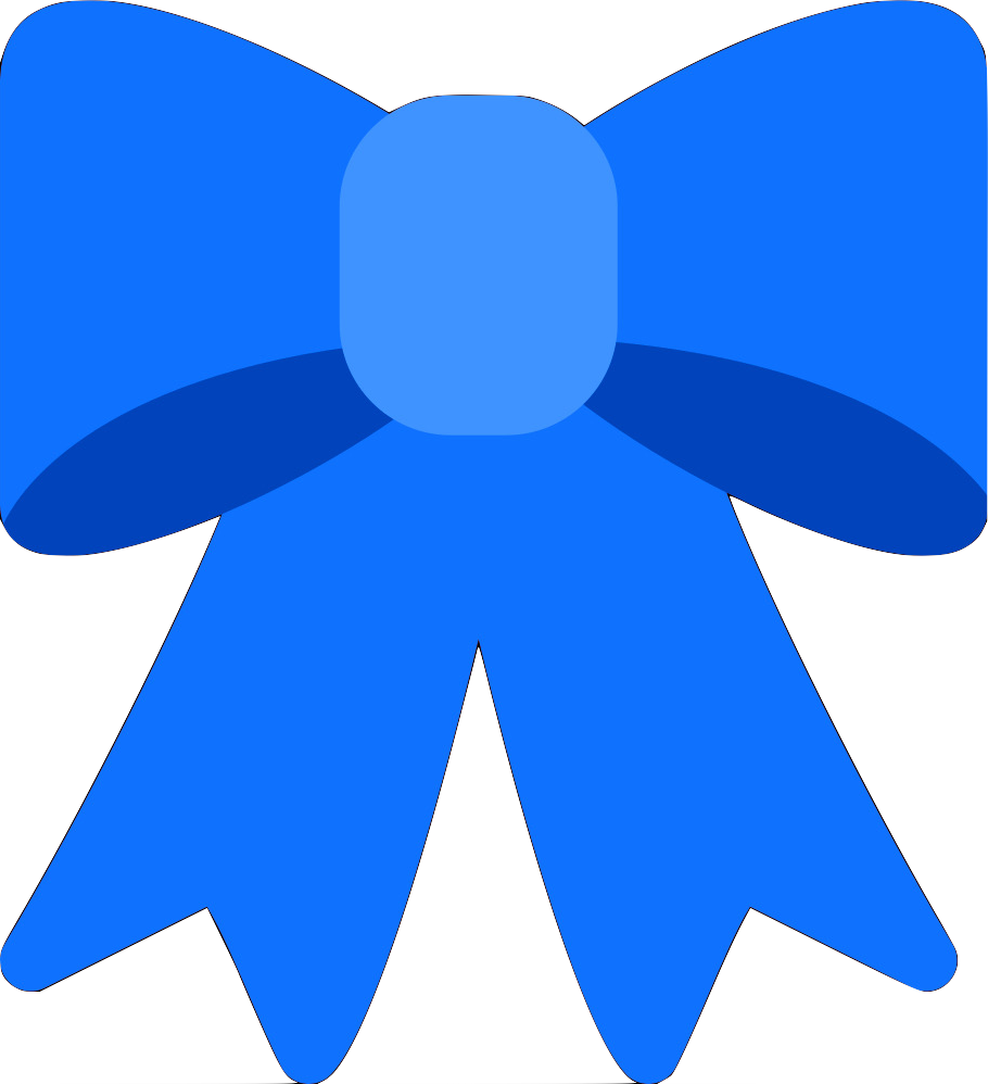 blue_bow emote for Discord