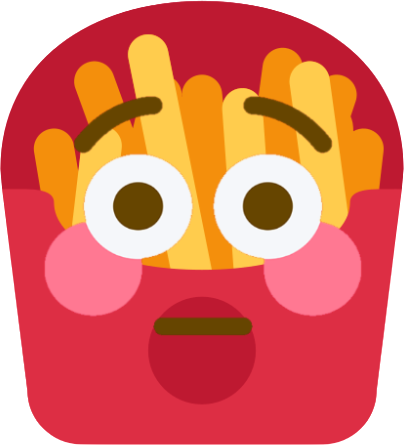 flushed_fries emote for Discord