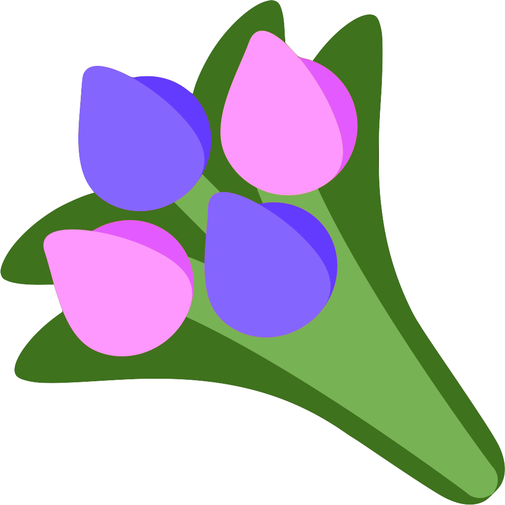 pink_purple_bouquet emote for Discord