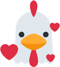 chicken_love emote for Discord