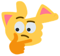 Nyathink emote for Discord