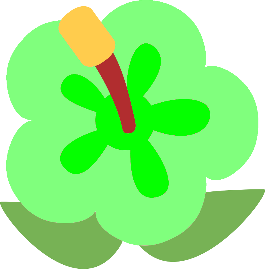green_hibiscus emote for Discord