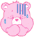carebearanxious emote for Discord