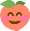 peach_happy emote for Discord